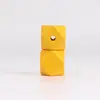 Cuentas de madera octogonales de colores Amazon nuevo transfronterizo con cuentas de colores cuentas geométricas cuentas multiángulo fabricantes de cuentas de madera al por mayor