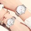 Mike mike Nuevo Reloj Simple Mix Hombre y Mujer Pareja Correa de Acero Impermeable Estudiante Corazón Reloj de Cuarzo