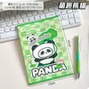 Caderno com Panda Desenho Animado Costurado A5 Caderno Espesso Caderno Prêmio Estudante Caderno Pequeno Desenho Animado Infantil Atacado