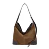 Bolso tote nuevo de otoño 2026 para mujer, gran capacidad, bolso tipo cubo para llevar debajo del brazo, estilo casual y relajado, bolso de hombro, bolso tipo dumpling de otoño