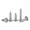 En Stock, Listo para Enviar Tornillos Autorroscantes de Cabeza de Pan Phillips Din968 con Arandela M1.2~M5 Tornillos Autorroscantes de Acero Inoxidable 304