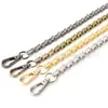 Cadena para Bolso Bolso de Cadena Bolso de Cinturón Accesorios de Cadena Cadena Metálica para Bolso Cadena para Bolso de Cinturón Correa Metálica para Bolso Cadena de Reloj Metálica en Relieve de Tres Filas