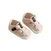 Sandálias de bebê solas de borracha antiderrapantes sapatos para bebês 0-12 meses sapatos de bebê sapatos de bebê de verão