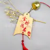Etiqueta de Deseos de Bambú Carrillón de Viento Cartel Colgante Impresión Logo de Lugar Escénico Deseo de Bendición Templo Letrero a Mano Grabado Venta al por Mayor
