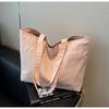 Bolsa Tote de Ombro Feminina Casual Tendência Inverno 2026 Nova Grande Capacidade Personalidade Popular Estilo Coreano Transfronteiriça
