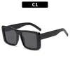 2026 Nuevas Gafas de Sol de Moda Transfronteriza Europea Americana Personalidad Montura Grande Retro de Alta Gama Gafas de Sol Cuadradas Estilo Callejero Chica Picante