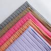 Tira elástica en la axila Algodón fino Soporte ajustado 170g Textura Súper suave Tira en la axila Ropa de casa para mujer Tela a rayas