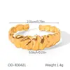 Anillo de Acero Inoxidable con Goteo de Aceite, Superventas Global Transfronterizo, Joyería de Nicho de Alta Gama Abierta, Anillo Estilo Ins Europeo y Americano para Mujeres
