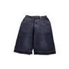 Shorts de Mezclilla Bordados con Calavera de Llama Estilo High Street Americano para Hombre Marca Trendy Y2K Jeans de Pierna Ancha Sueltos Venta al por Mayor