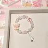 Pulsera de Flor de Lirio del Valle Súper Popular para Mujer Ins Trendy Mejor Amiga Estilo Antiguo Pulsera Dulce Estudiante Simple Versátil Joyería para Mano
