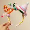 Accesorios para el Cabello Dulces y Lindos para Niños Fiesta de Cumpleaños Pastel Cereza Diadema Sombrero Salida Fiesta Foto Pasador Al por Mayor