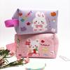Bolsa de cosméticos de oso de dibujos animados estilo coreano para mujer, portátil, estilo ins, linda, de gran capacidad, estuche para lápices para niña, bolsa de almacenamiento, neceser