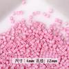 Cuentas de Arroz de Vidrio de Color Mezclado Rosa Claro Hechas a Mano DIY Collar Pulsera Aretes Colgante Material para Joyería Accesorios