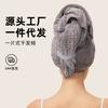 Gorro de Secado de Cabello de Una Pieza de Piña para Mujer de Vellón Coral 2025 Nuevo Grueso Suave Fuertemente Absorbente Turbante de Secado Rápido