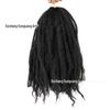 AliExpress TEMU Promoção Afro crespo cacheado Marley tranças cabelo grande peruca de lagarta