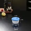 Caixa de Almoço Espessa para Micro-ondas Plástico Redondo Crisper Congelado Geladeira Tigela de Conservação de Frescor Caixa de Aquecimento para Micro-ondas
