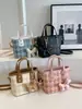 Bolso de Hombro Acolchado Transfronterizo para Mujer 2026 Nuevo Estilo Simple de Moda Tendencia Bolso Cubo Casual Versátil Bolso Cruzado