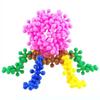 Bloques de Construcción de Flor de Ciruelo 3D de Fábrica Piezas de Copo de Nieve Giratorias Gránulos para Insertar Bloques de Construcción de Flor de Ciruelo para Escritorio de Jardín de Infancia Venta al por Mayor