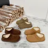 Botas de nieve de algodón para mujer Little Potato Birkenstock de comercio exterior transfronterizo, nuevos modelos de otoño e invierno, con forro polar añadido, engrosadas, cálidas, antideslizantes e impermeables
