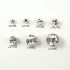 Nuevas Decoraciones para Uñas Acabadas Sin Base de Corte 33, Accesorios para Uñas de Bola de Diamante Blanco Brillante