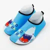 Zapatos de Playa para Niños Transfronterizos, Antideslizantes de Suela Blanda Estampados para Exteriores Acuáticos, Calcetines para Pisos de Deportes Interiores, Secado Rápido