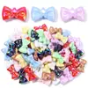 Pajarita de Color Sólido Acrílica Cuentas Sueltas, Estrella de Cinco Puntas Colorida Chapada Pajarita de Mariposa Cuentas Sueltas Verticales, Cuentas para Bolígrafo, Cuentas para Joyería