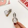 Pasador de Bombilla de Luz Brillante, Pasador Divertido y Gracioso para Mujeres, Pinza de Pato Graciosa de Flash Artificial, Pinza de Una Palabra