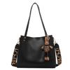 Bolso sencillo de gran capacidad, nueva moda 2024, bolso de un solo hombro para mujer, bandolera con textura de estilo occidental, bolso de mano para ir al trabajo