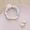 Pulsera de Cerámica Jingdezhen para Mujer Joyería Dopamina Versátil de Gama Alta Dibujos Animados Linda Joyería de Mano con Cuentas de Cerámica Venta al por Mayor