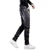 Jeans Rotos Elásticos para Hombre, Estilo Delgado de Verano, Nuevo 2025 Ajuste Delgado, Pantalones Largos Casuales de Moda para Hombre