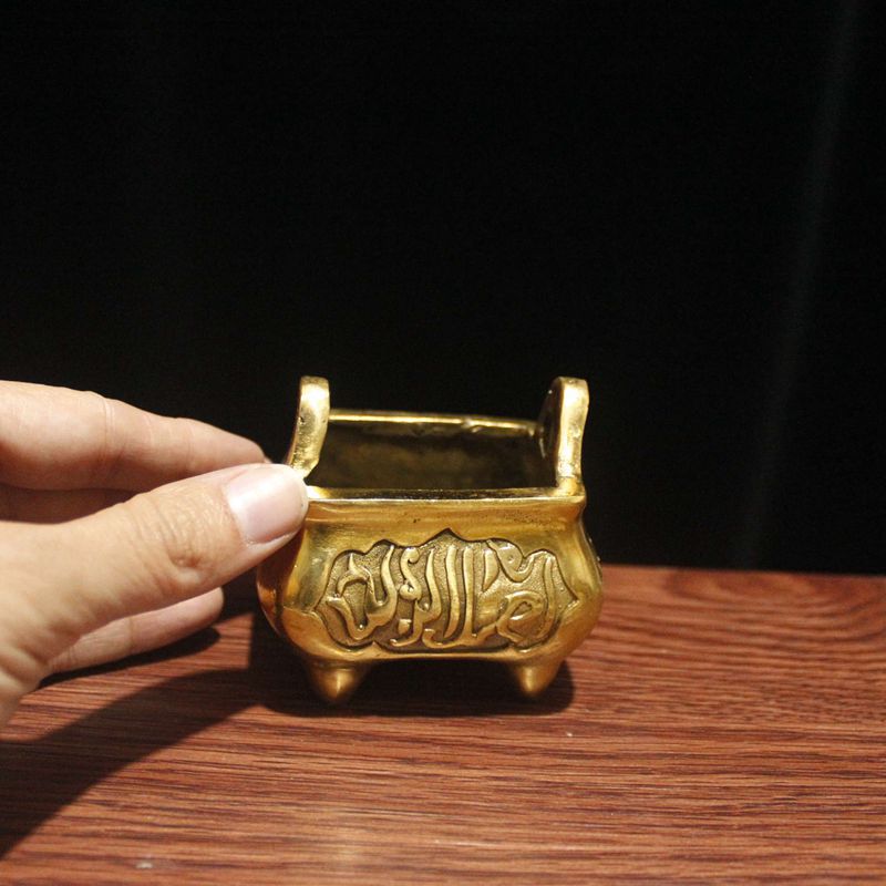 小方香炉-黄 (1)