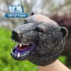 Venda Direta da Fábrica Luvas de Fantoche de Mão Dinossauro Borracha Macia Triceratops Tiranossauro Rex Modelo de Animal de Simulação Infantil Brinquedo de Menino