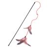 Palo de Juguete para Gatos con Campana Palo de Juguete para Gatos de Doble Pluma Juguete para Gatos Alivio del Estrés Palo de Juguete para Gatos Nuevos Suministros para Gatos