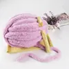 Super Espessa Barra de Gelo Islândia Cachecol Chapéu Cobertor Tapete Ninho de Gato Bola de Lã Tricô à Mão Pacote de Material DIY