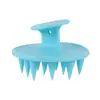 Massageador de Couro Cabeludo Escova de Shampoo de Silicone Amazon Shampoo Cuidados com o Cabelo Pente Massageador para Cabelos Lisos Shampoo Gadget Prático Em Estoque