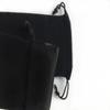 Bolsa de Franela Negra Directa de Fábrica Bolsa de Embalaje para Joyería Bolsa de Franela para Batería Portátil Bolsillo con Cordón Bolsa de Franela