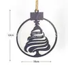 Decorações Penduradas para Vitrine de Loja de Fantasias de Natal para Exportação de Comércio Exterior Cenário de Arranjo Árvore de Natal Pequenos Enfeites de Madeira Pingente
