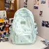 Mochila Estilo Harajuku Japonés para Estudiantes de Secundaria Femeninas, Mochila de Viaje de Gran Capacidad para Estudiantes Universitarias Femeninas, Mochila Sencilla de Moda para el Campus
