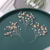 Elegante Casual Dos Tonos Perlado Cuentas de Arroz Rama de Árbol DIY Tejido a Mano Pasador de Pelo con Cuentas Accesorios para el Cabello Material para Pendientes Venta al por Mayor