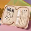 Alicate Bico de Águia de Aço Inoxidável Cortador de Unhas Atacado Conjunto Completo de Ferramentas para Manicure Caixa de Conjunto de Cortadores de Unhas Conjunto de Tesouras de Unha Alta Qualidade