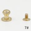 Suministro directo de varias especificaciones de clavos para chupete de cabeza de monje, piezas de torno de cabeza de monje, aleación de cobre y hierro, accesorios de ferretería decorativa para equipaje