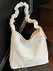 Bolso Tote de Nicho, Bolso Grande de Aspecto Elevado para Mujer, Nuevo Estilo Coreano Ins Simple de Hombro Cruzado Verano 2025