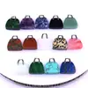 Mini Bolsa de Pedra de Cristal Natural Pingente de Ametista Vento Ins Decoração de Cristal Rosa Decorações Criativas Atacado