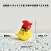Zibo Vidro Puro Artesanal Frango Colorido Fofo Enfeites Decorações de Animais de Vidro Enfeites de Mesa Estudo Presentes