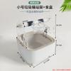 Soporte y Cubo para Defecación de Loros, Estructura para Trepar al Baño, Poste de Soporte para Defecación en Punto Fijo, Plataforma de Entrenamiento para Pájaros Criados a Mano
