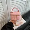 Bolsa Transversal Acolchoada Ins para Mulheres 2026 Nova Tendência Moda Bolsa de Mão Bolsa Caixa Acolchoada com Corrente Bolsa de Ombro de Nicho