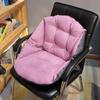 Cojín universal de lino Four Seasons totalmente envolvente cojín de soporte lumbar de oficina cojín integrado cojín de silla de computadora engrosado antideslizante