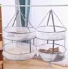Cesta de Ropa Red de Secado de Ropa Plegable Cesta de Ropa Plegable Colgador de Ropa Cesta de Almacenamiento Azulejo Cesta de Ropa para el Hogar Tamaño Grande