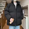 Abrigo de algodón para pareja de invierno, moderno y cálido, chaqueta acolchada gruesa para hombres y mujeres, casual, holgado, a la moda, versátil, abrigo con cuello alto engrosado