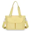 Bolso de mujer tendencia transfronteriza, bolso de hombro para mamá, nuevo modelo 2026, tela de nailon ligera, bolso de tela de color liso, bolso de mano cruzado